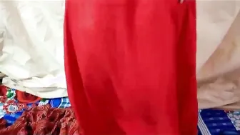 Desi Aunty Caught Changing Saree Showing Everything On Hidden Cam