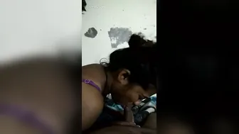 Indian GF Sucking Him Dry After Getting Fucked All Night