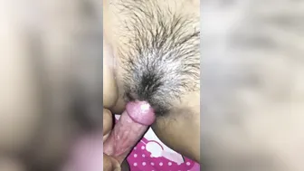 Hairy Pussy Wife Getting Drilled And Filled With Warm Cum