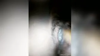 Horny Bhabhi Stroking His Cock Then Fingering Her Dripping Wet