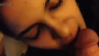 Wife Riding His Thick Shaft Moaning Loud While Hubby Records