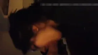 Wife Riding His Thick Shaft Moaning Loud While Hubby Records