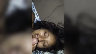 Desi Slut Taking Facial And Smiling With Cum Dripping From Face
