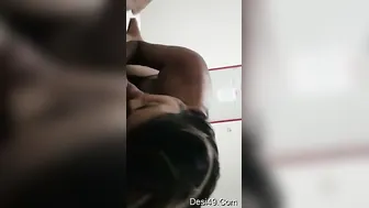 Indian Wife On Her Knees Sucking Hubby Until He Explodes Hard