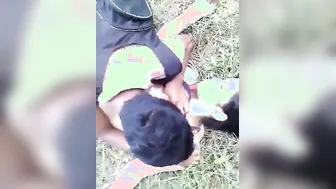 College Couple Caught Hooking Up Outside During Afternoon Time