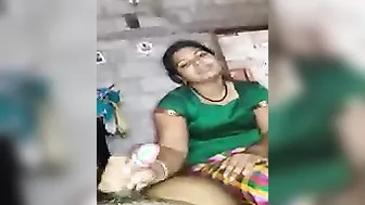 Horny Aunty Giving Me Messy Head In Her Village House Today