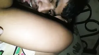 Desi Lover Kissing And Sucking Her Bare Tits Before Fucking Hard