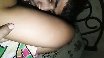 Desi Lover Kissing And Sucking Her Bare Tits Before Fucking Hard