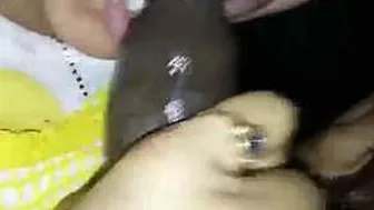 Newly Wed Bhabhi Giving Her Husband Head On Their First Night