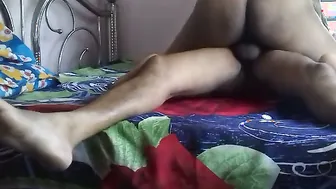 Horny Indian Wife Blowing Hubby Then Bouncing On His Hard Cock