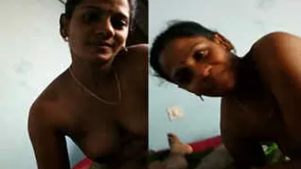 Chubby Aunty From Delhi Stroking His Cock Till He Explodes