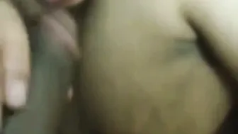 Pregnant Wifey Giving Hubby Amazing Blowjob And Taking His Load