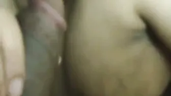 Pregnant Wifey Giving Hubby Amazing Blowjob And Taking His Load
