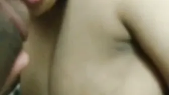 Pregnant Wifey Giving Hubby Amazing Blowjob And Taking His Load
