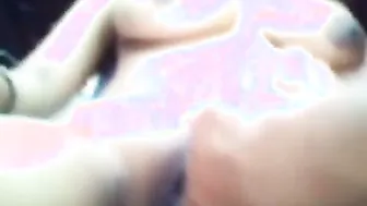 Big Titted Wife Getting Herself Off In The Back Of The Car