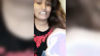 Hotel Room Handjob Ending With Cumshot All Over Her Client
