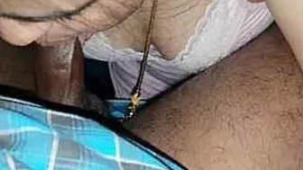 Tamil Lovers Enjoying Hot Blowjob Session Before Fucking Hard