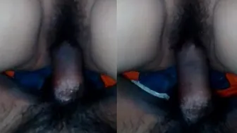 Hairy Village Wife Getting Her Pussy Stretched By His Big Cock