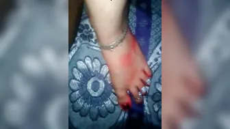 Hairy Village Wife Getting Her Pussy Stretched By His Big Cock