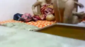 Bhabhi Spreading Legs Wide For Husband Best Friend At Home