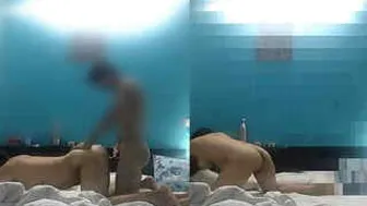 GF Bent Over Taking His Dick Doggy Style So Deep Inside