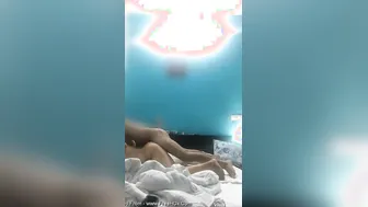 GF Bent Over Taking His Dick Doggy Style So Deep Inside