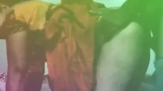 Horny Housewife Bent Over In Saree Getting Fucked From Behind