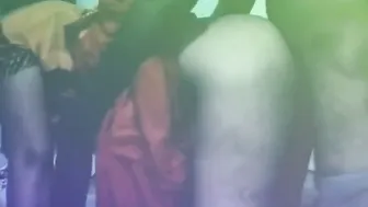 Horny Housewife Bent Over In Saree Getting Fucked From Behind