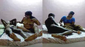 Desi Wife Sucking And Getting Pounded Hard In Bedroom Session