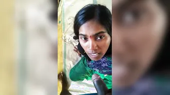 Village Girl From Tamil Giving Sloppy Blowjob To Boyfriend