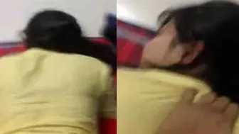 Cheating Wife Riding Her Boyfriend While Hubby Works Late