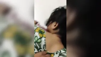 Cheating Wife Riding Her Boyfriend While Hubby Works Late