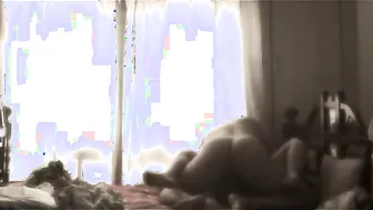 Sneaky Aunty Riding Her Secret Lover While Hubby Is Away