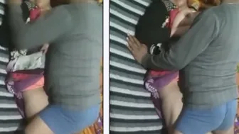 Young Couple Streaming Their Raw Fucking Session At Home