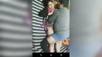 Young Couple Streaming Their Raw Fucking Session At Home