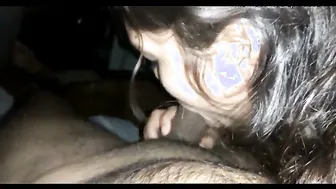 Shy GF Nervously Sucking Her Boyfriends Cock First Time