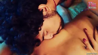 Desi Bhabhi Riding Her Lover's Cock And Moaning His Name Loudly