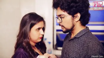 Desi Bhabhi Riding Her Lover's Cock And Moaning His Name Loudly