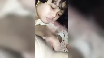 Indian Housewife Sucking My Cock In The Bedroom Behind Closed Door