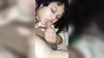 Indian Housewife Sucking My Cock In The Bedroom Behind Closed Door
