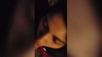 Nri Married Aunty Giving Sloppy Blowjob In Car After Work Today