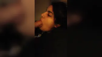 Nri Married Aunty Giving Sloppy Blowjob In Car After Work Today