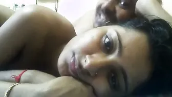 Indian Housewife Getting Her Pussy Stretched In Bedroom