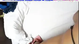 Petite GF Bent Over Taking It Doggy From Behind At Home