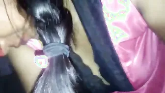 Hot Bhabhi Giving Sloppy Blowjob To Her Man In The Bedroom