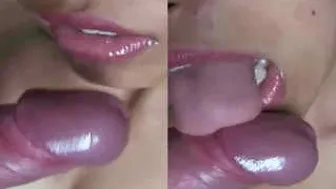 Mature Aunty Licking And Tasting His Hard Dick Like A Pro Slut