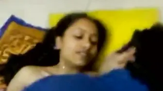 Beautiful South Indian GF Getting Fucked On Camera At Home