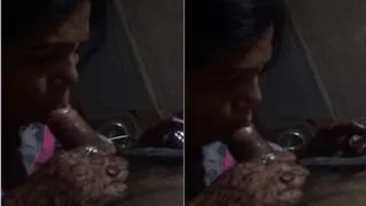 Naughty Bhabhi On Her Knees Sucking Cock Like A Good Girl