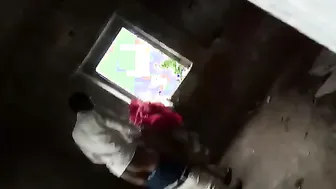 Village Bhabhi Bent Over Taking Cock Doggy From Behind