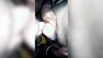 Horny Aunty Giving Sloppy Blowjob To Lucky Guy At Home